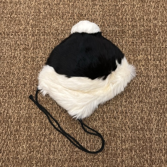 Vintage Rabbit Fur Peruvian Style Winter Hat - Picture 9 of 9